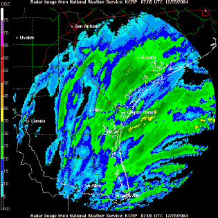 Corpus Christi, TX Short Range Base Reflectivity